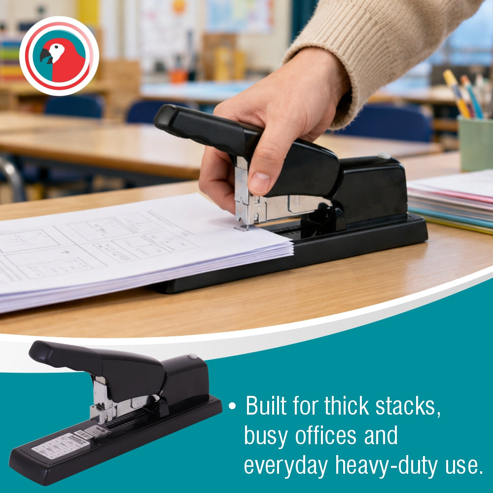 Heavy Duty Stapler 100*(23/6 23/13) Black 100 Pages