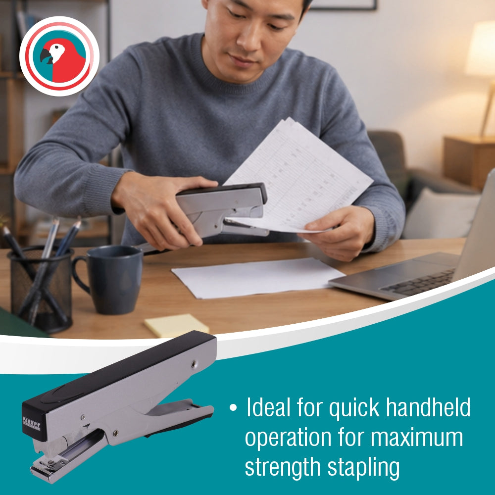 Plier Stapler 105*(23 - 24 - 26/6 And 8) Silver - 50 Pages