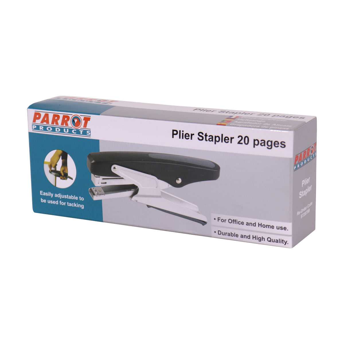 Plier Stapler 105*(24/6 26/6) Black - 20 Pages