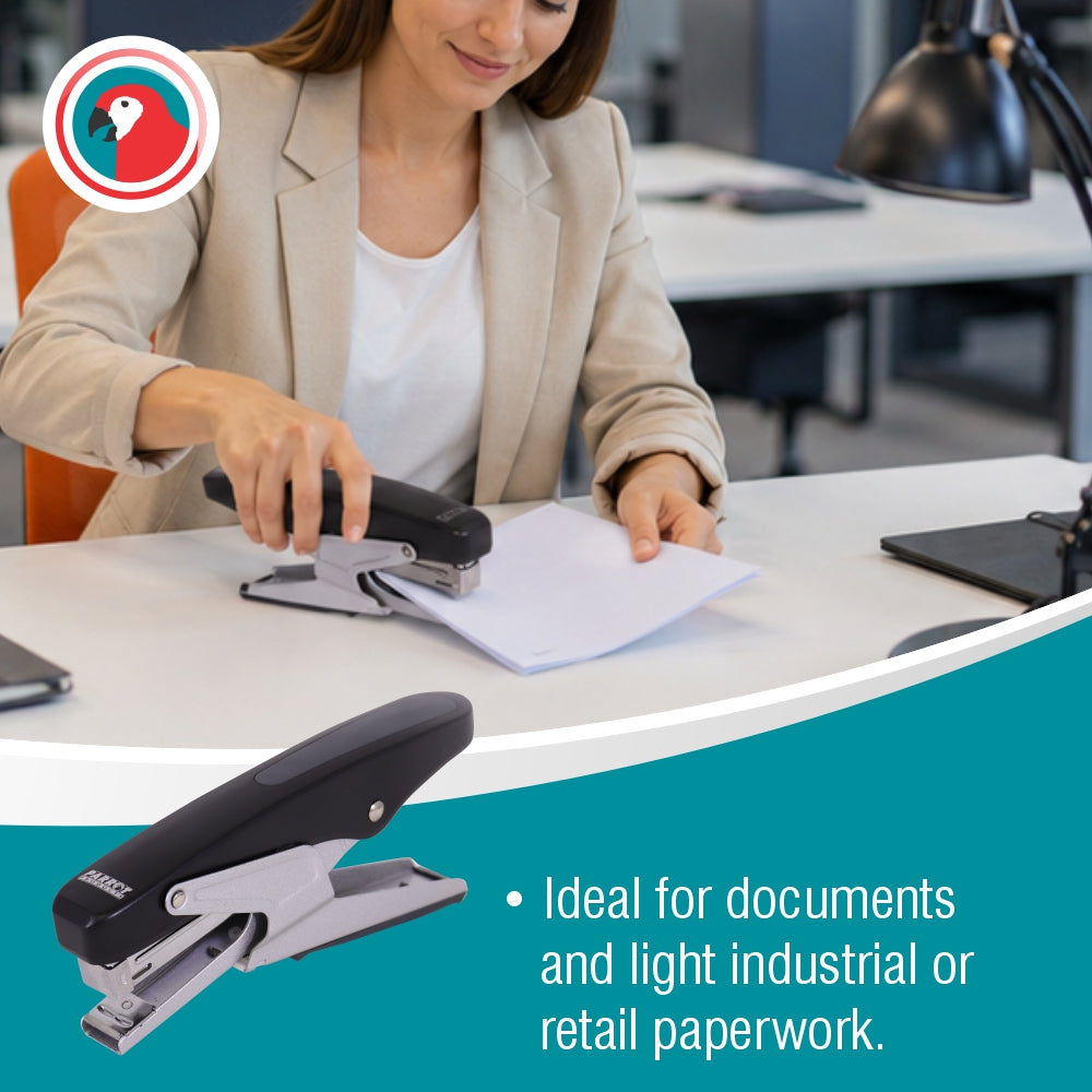 Plier Stapler 105*(24/6 26/6) Black - 20 Pages