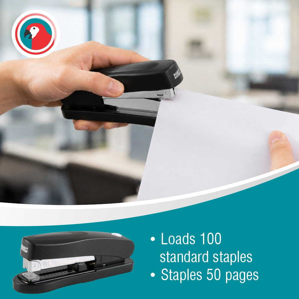 Front Load Stapler 105*(23 - 24 - 26/6 And 8) Black 50 Pages