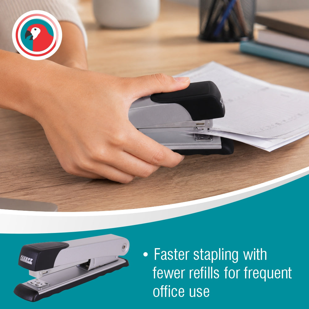 Steel Stapler 210x(24/6 26/6) Silver 20 Pages
