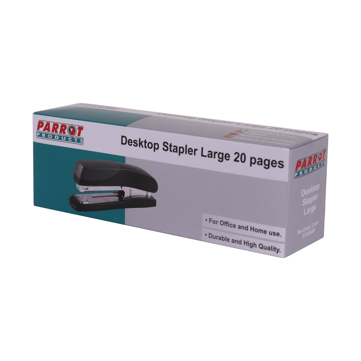Desktop Stapler Plastic Large 210*(24/6 26/6) Black 20 Pages