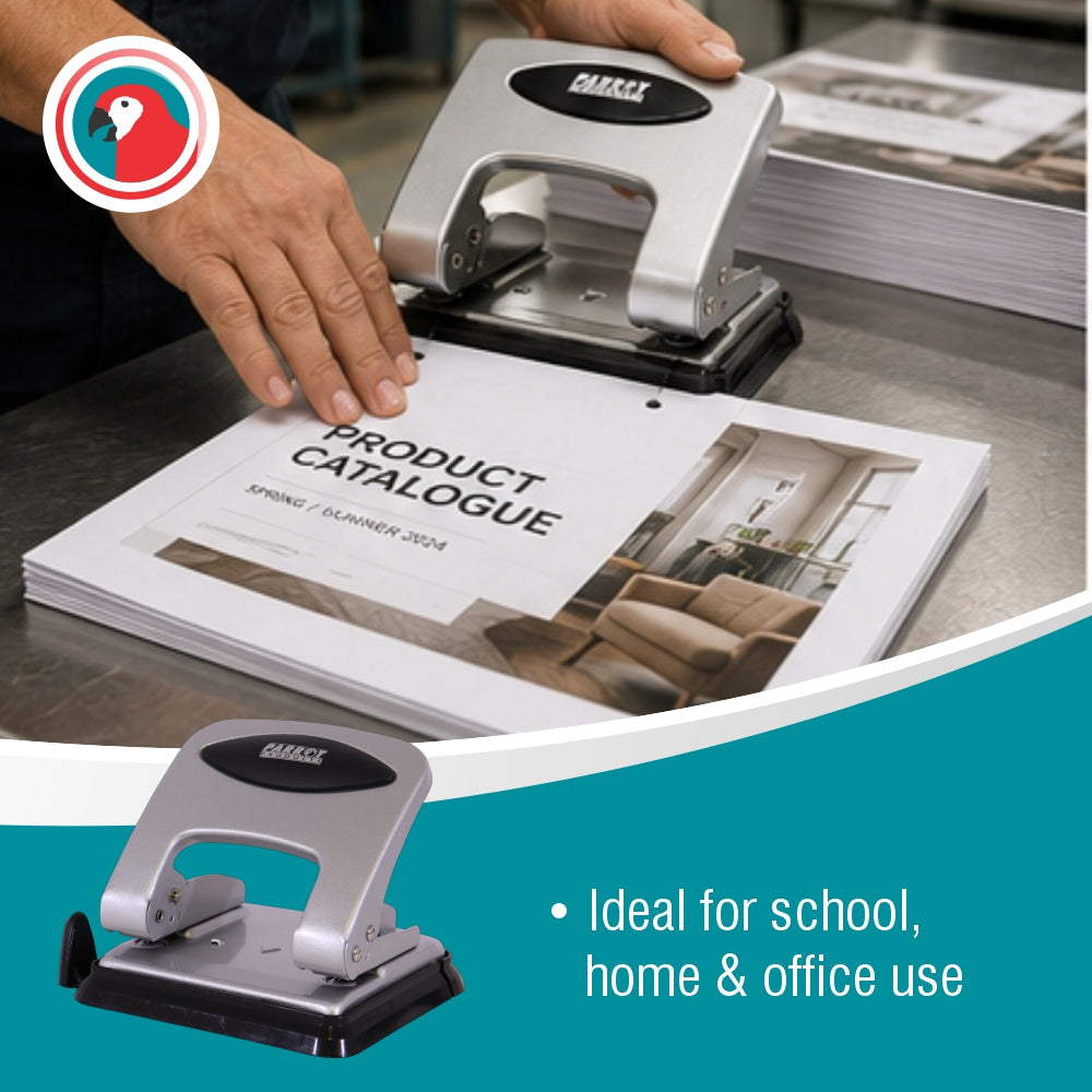 Steel Hole Punch (30 Sheets - Silver)