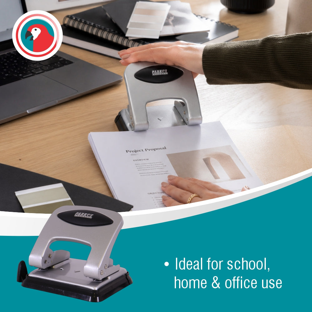 Steel Hole Punch (20 Sheets - Silver)