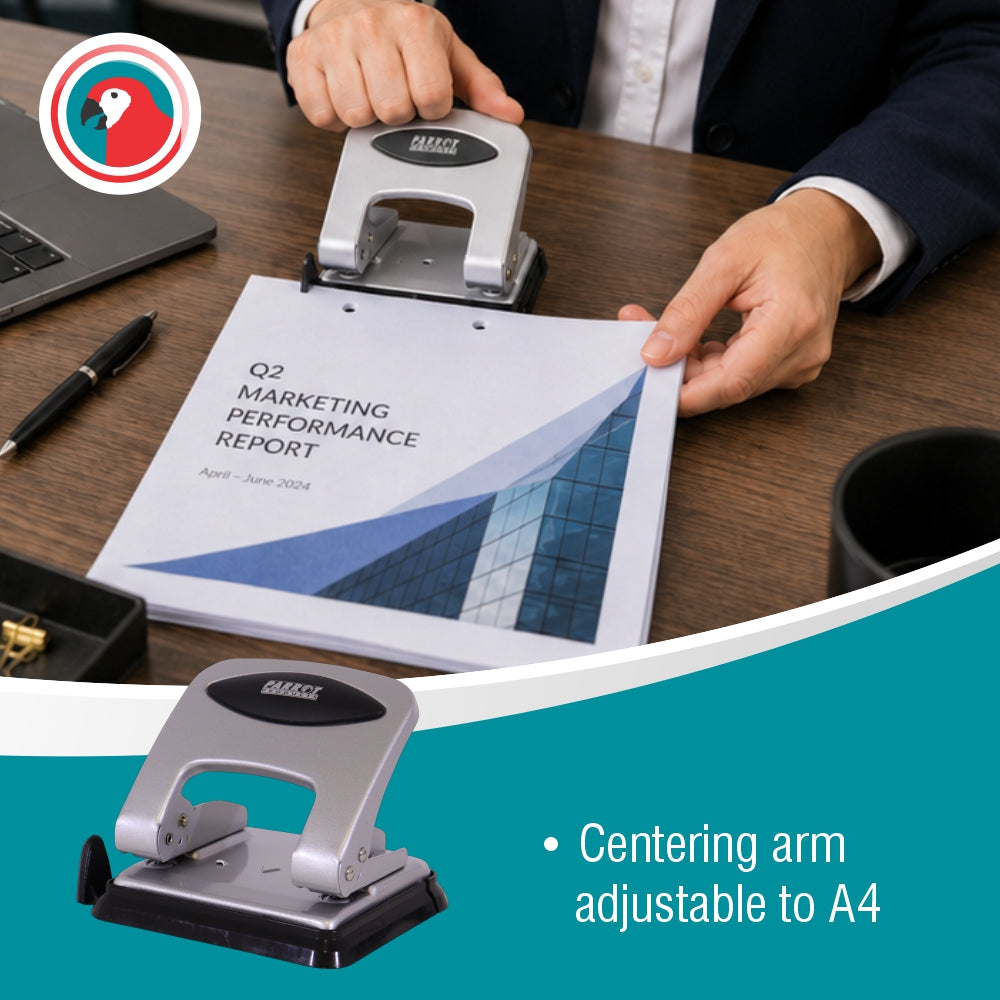 Steel Hole Punch (20 Sheets - Silver)