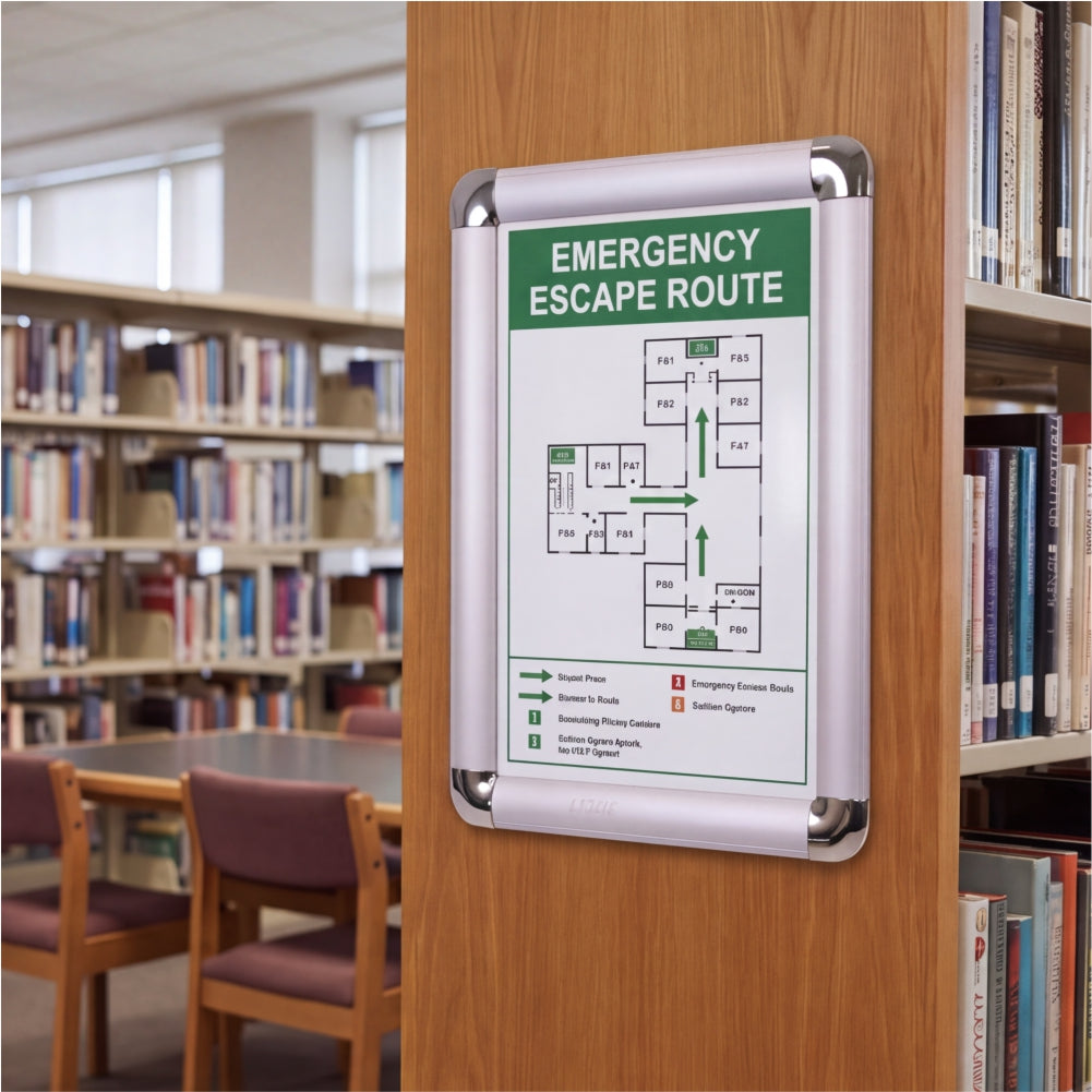 Poster Frame (A4 - 360*270mm - Chrome Corner)