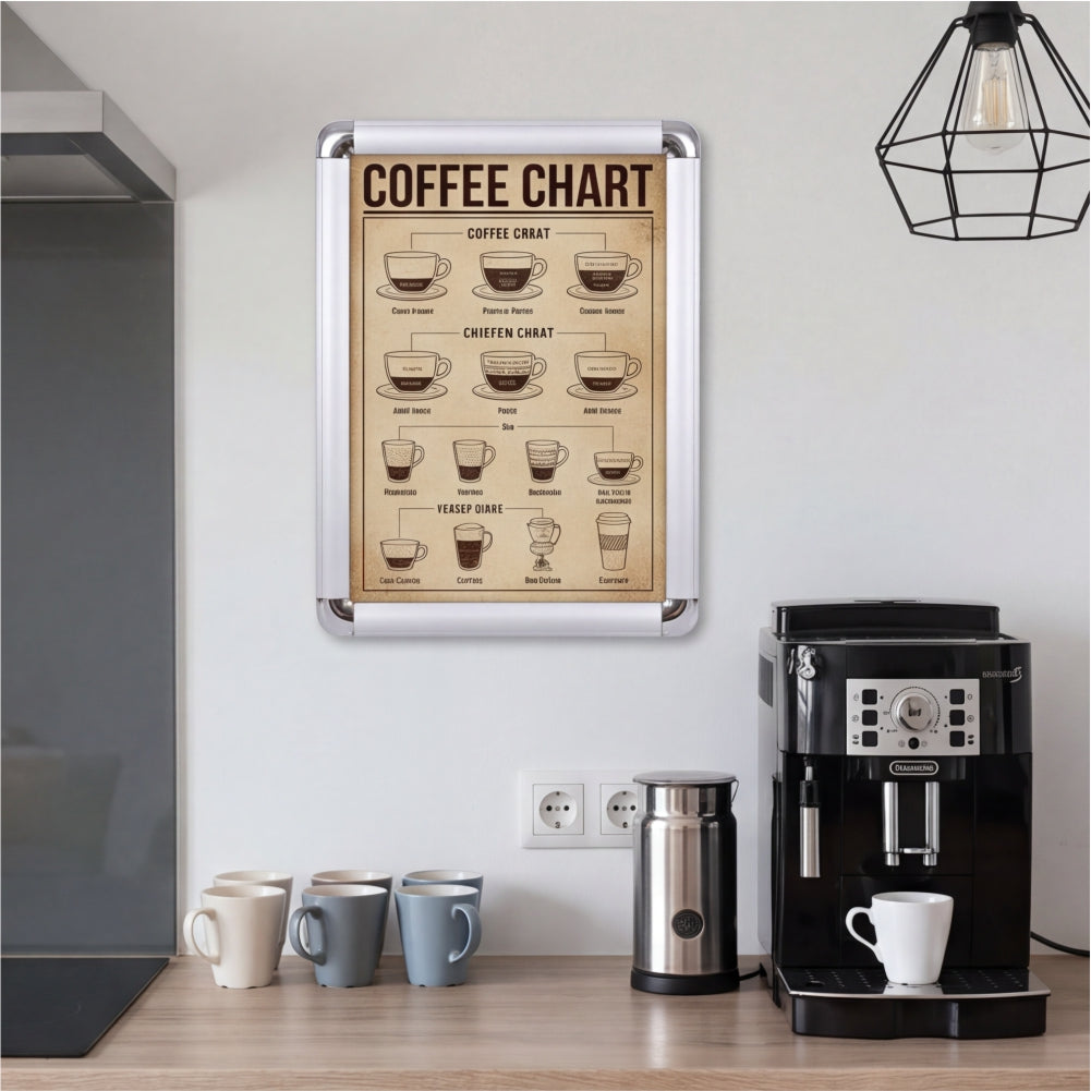 Poster Frame (A4 - 360*270mm - Chrome Corner)