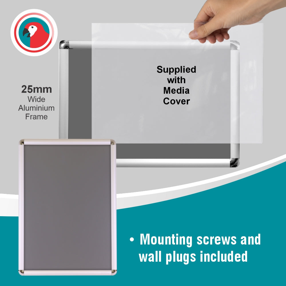 Poster Frame (A2 - 655*480mm - Chrome Corner)