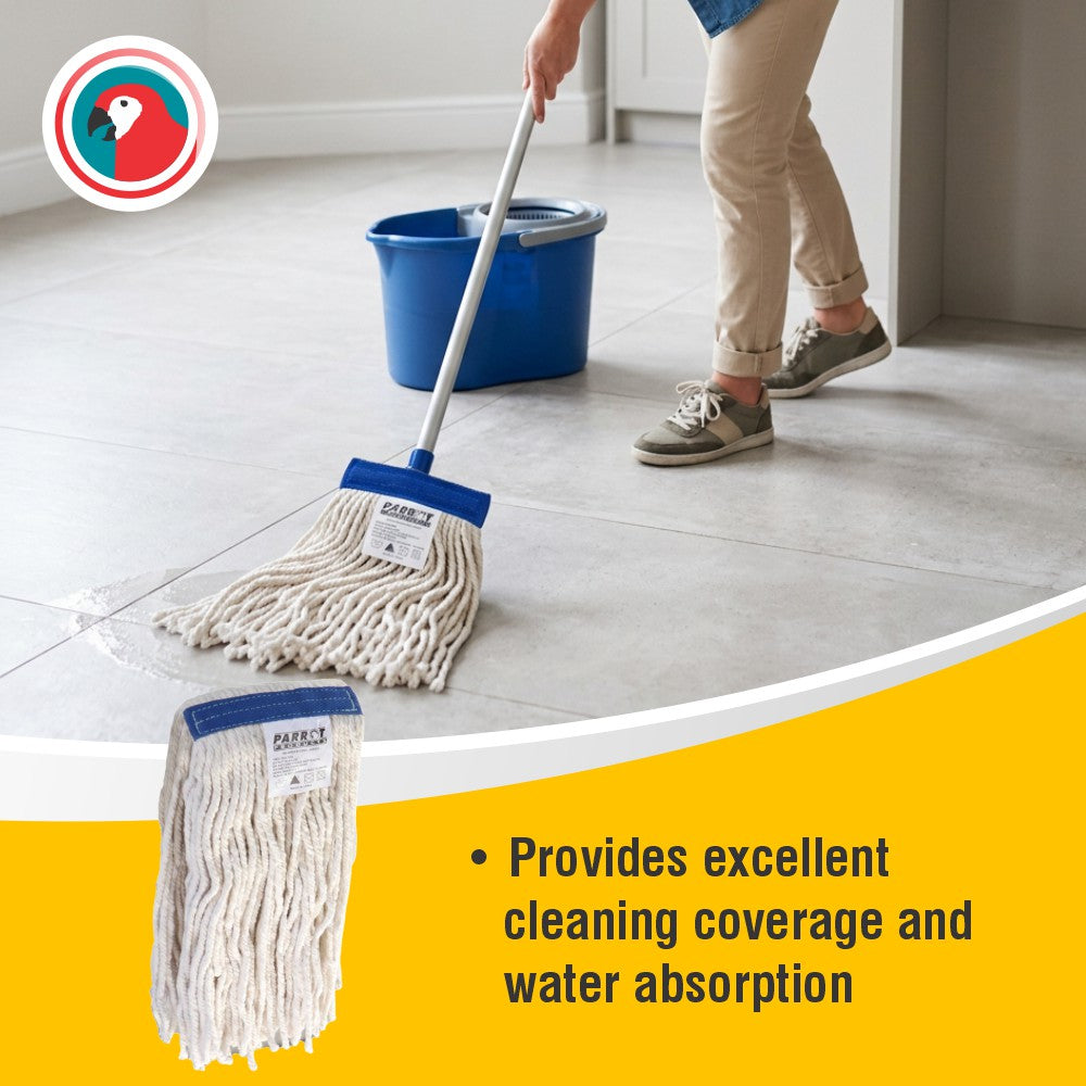Janitorial Mop 400G Head Refill - Blue