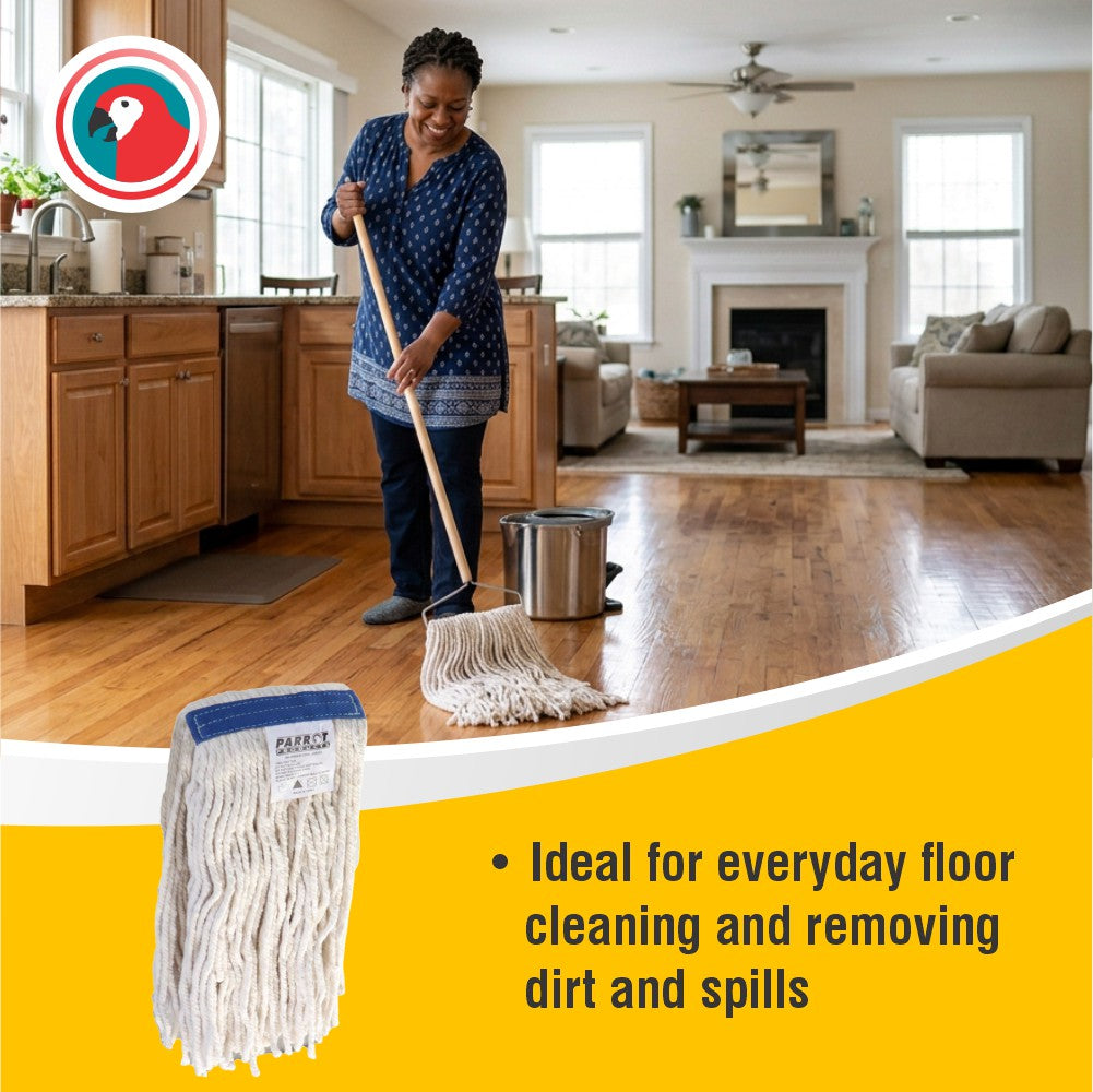 Janitorial Mop 400G Head Refill - Blue