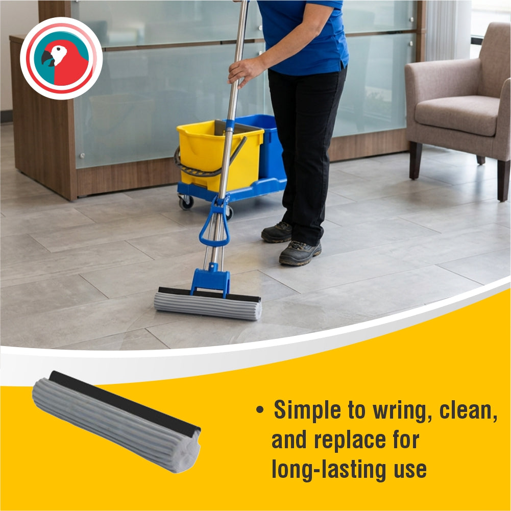 Janitorial mop PVA double roller sponge refill - Soft