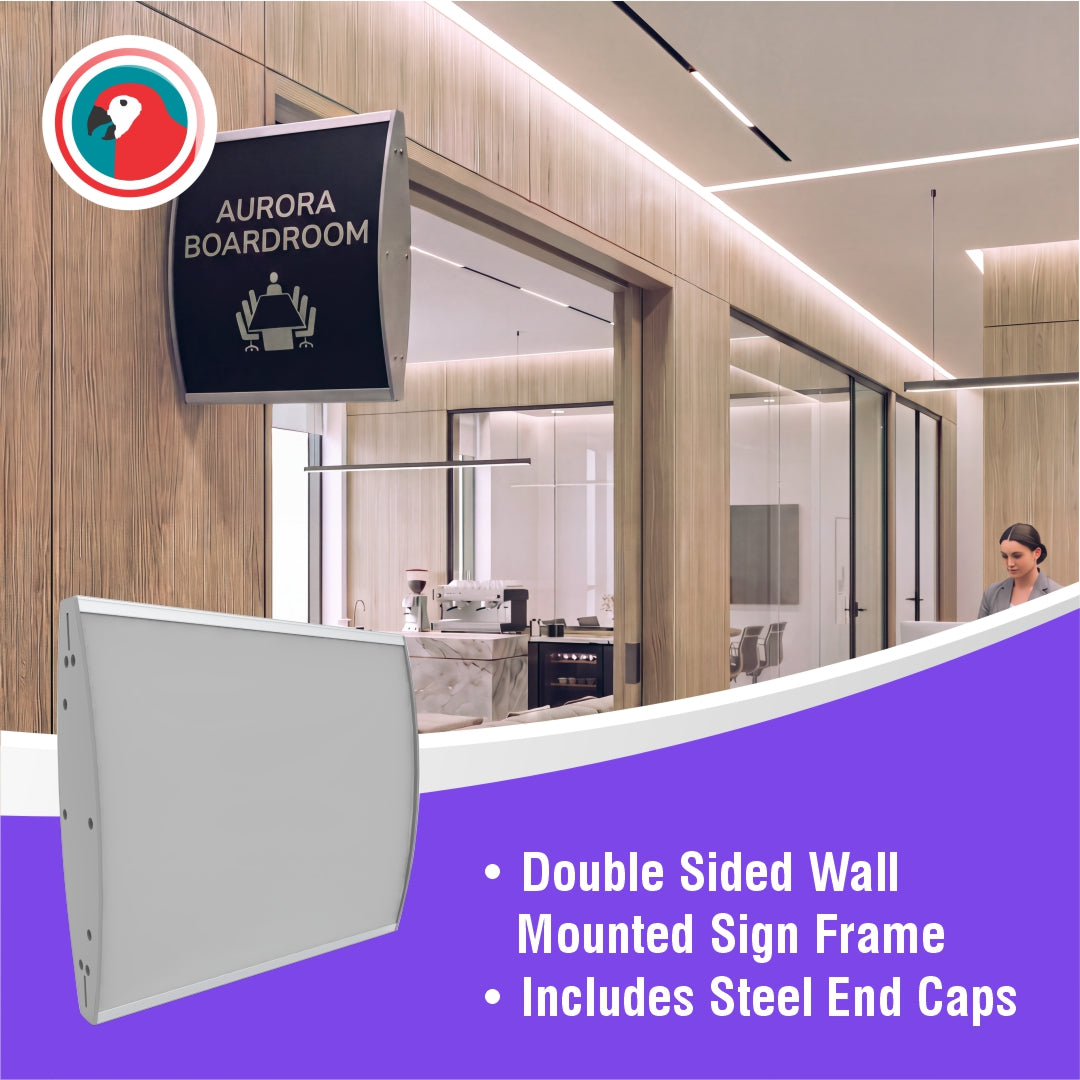 Sign Frame (210x230mm - Double Sided - Wall Mounted)