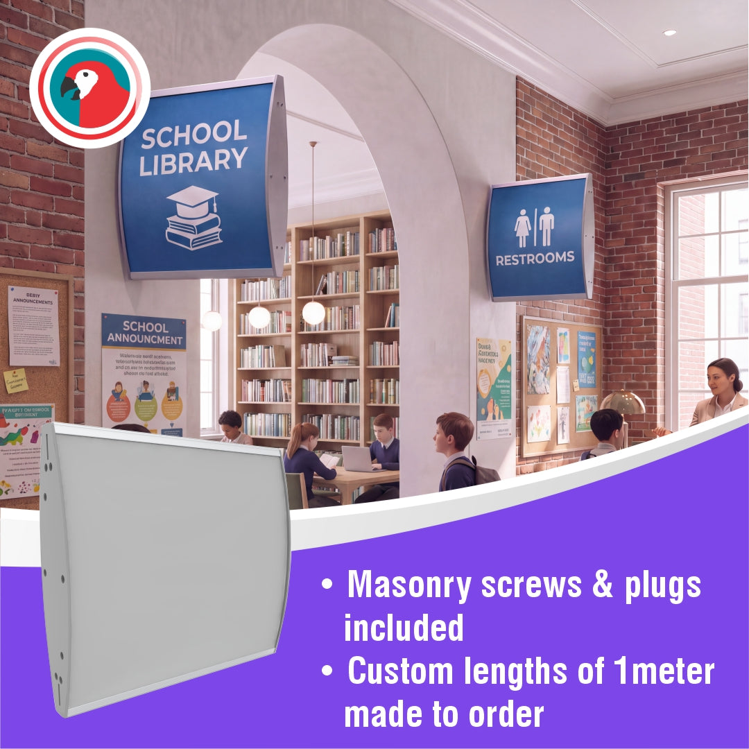 Sign Frame (210x230mm - Double Sided - Wall Mounted)