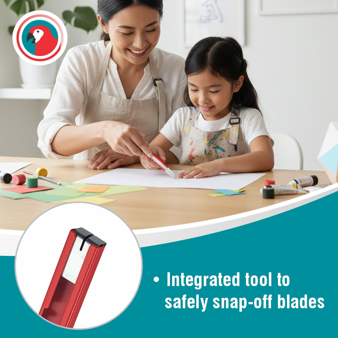 Craft Knife Metal Red
