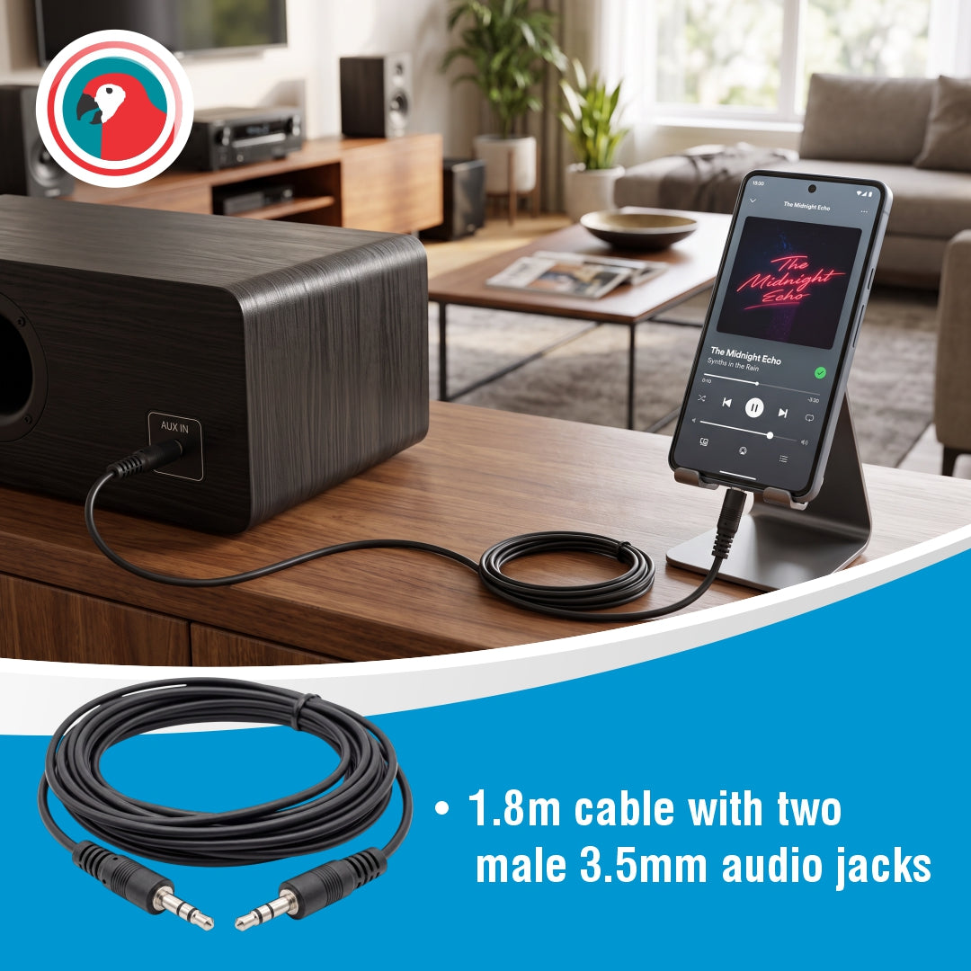 3.5mm Audio Jack Cable (1.8 Meters)