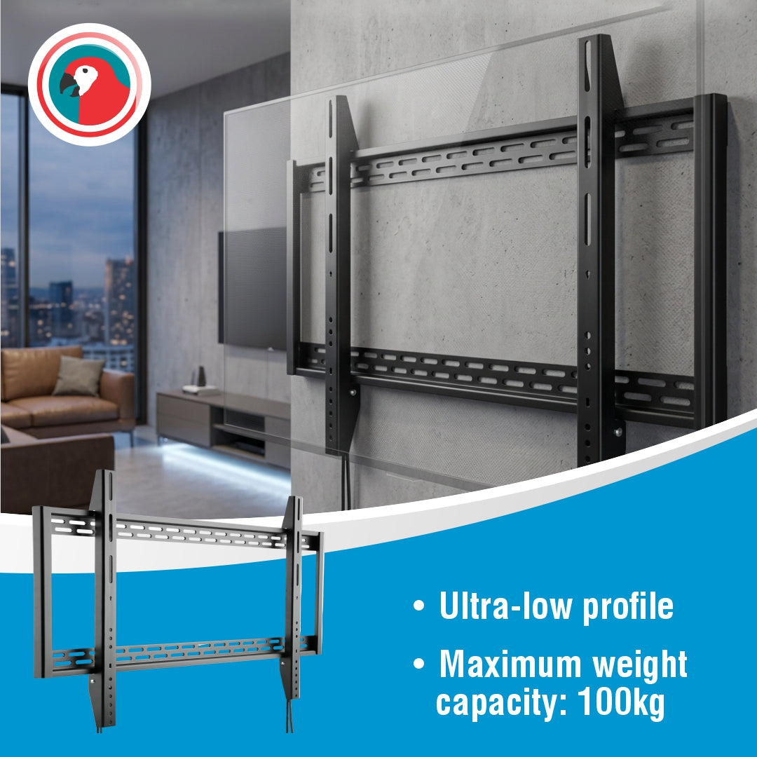 Flat Mounting Bracket 60 - 100 Inch
