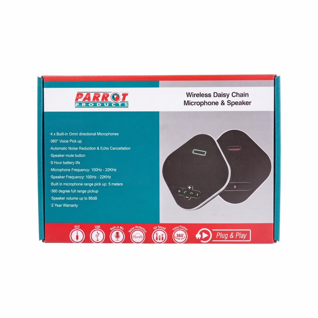 Wireless Daisy Chain Microphone/Speaker