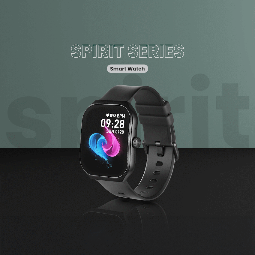 Volkano Spirit Series Smart Watch - Black