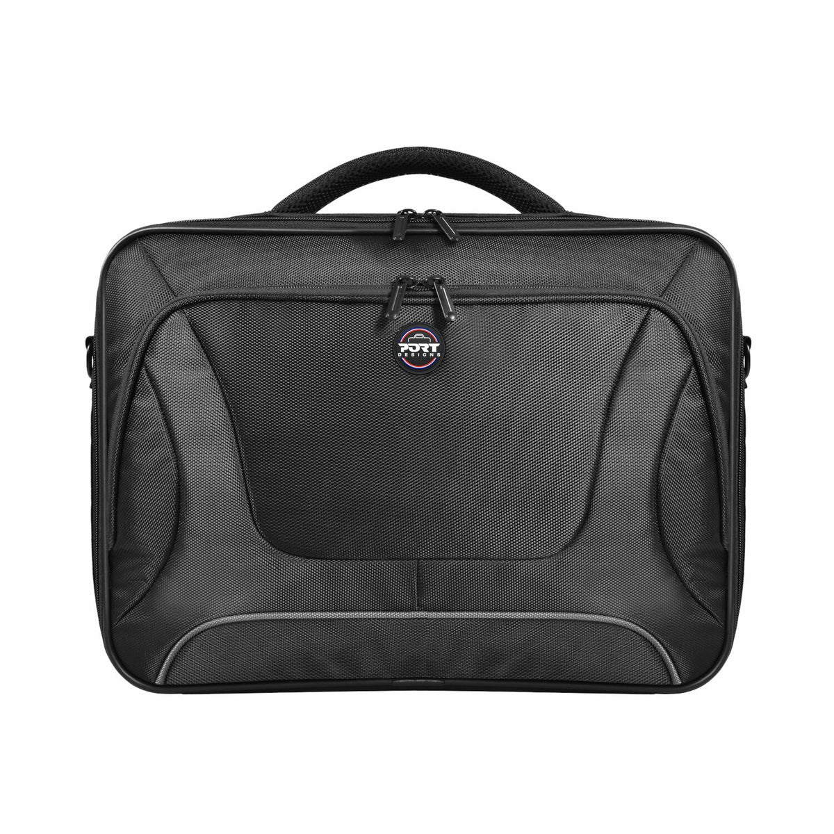 Port Courchevel Black 15.6" Clamshell Bag