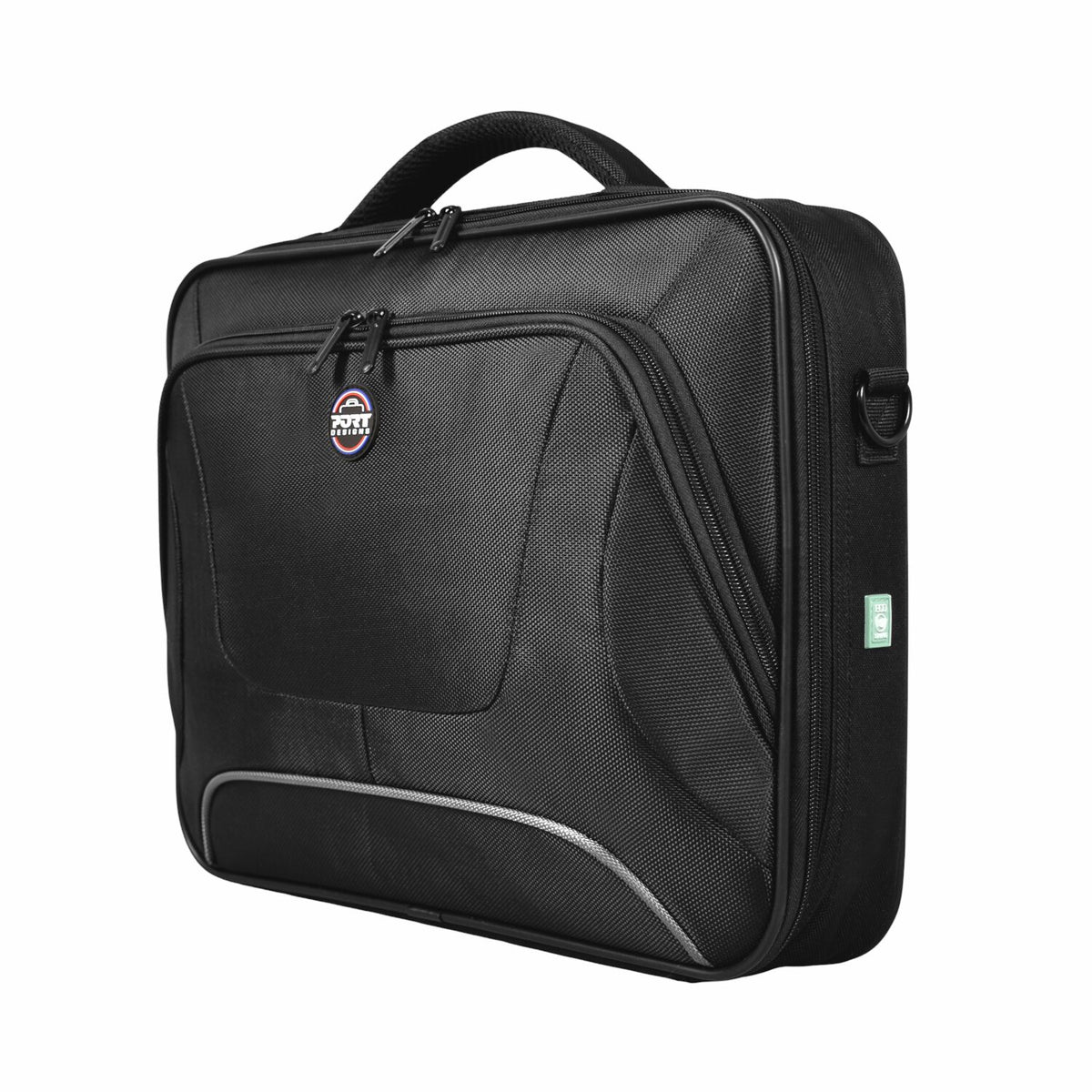 Port Courchevel Black 15.6" Clamshell Bag