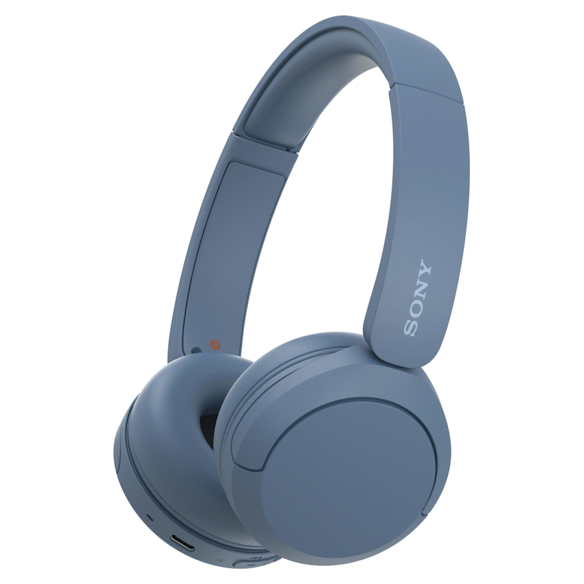 Sony WH-CH520 (Blue) Bluetooth On-Ear Headphones