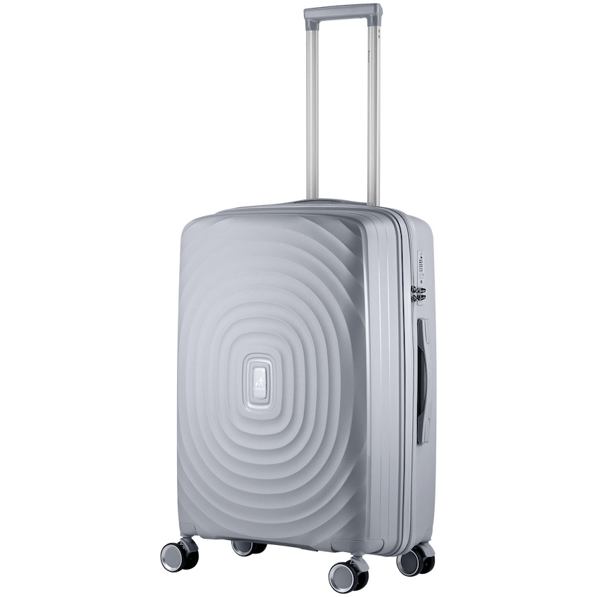 Travelwize Ripple PP 4-Wheel Spinner 65cm Luggage - Platinum