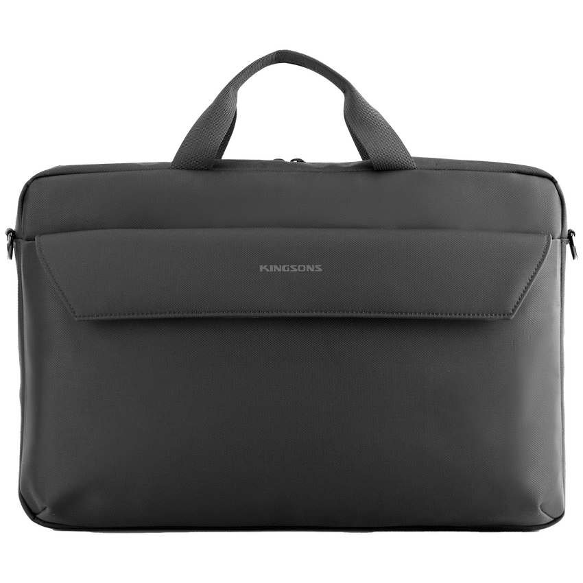 Kingsons Intent Series 15.6" Laptop Shoulder Bag - Black
