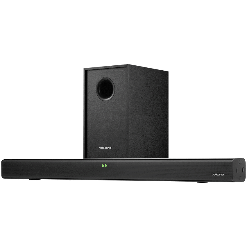 Volkano Cascade 50w Soundbar + Wired Subwoofer - Black