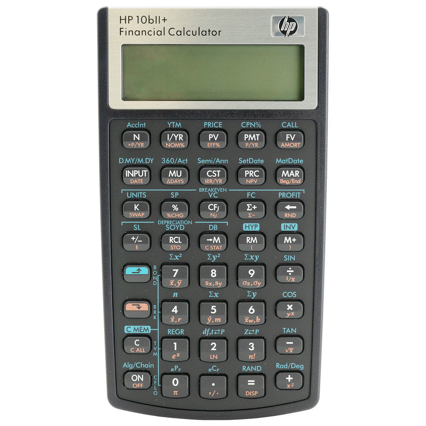 HP 10Bii+ - Business Calculator (Algebraic) - Non-Programmable