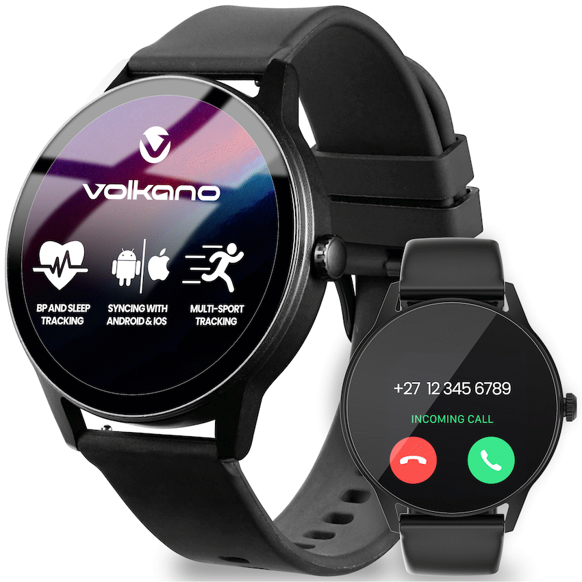 Volkano Soul Series Smart Watch - Black