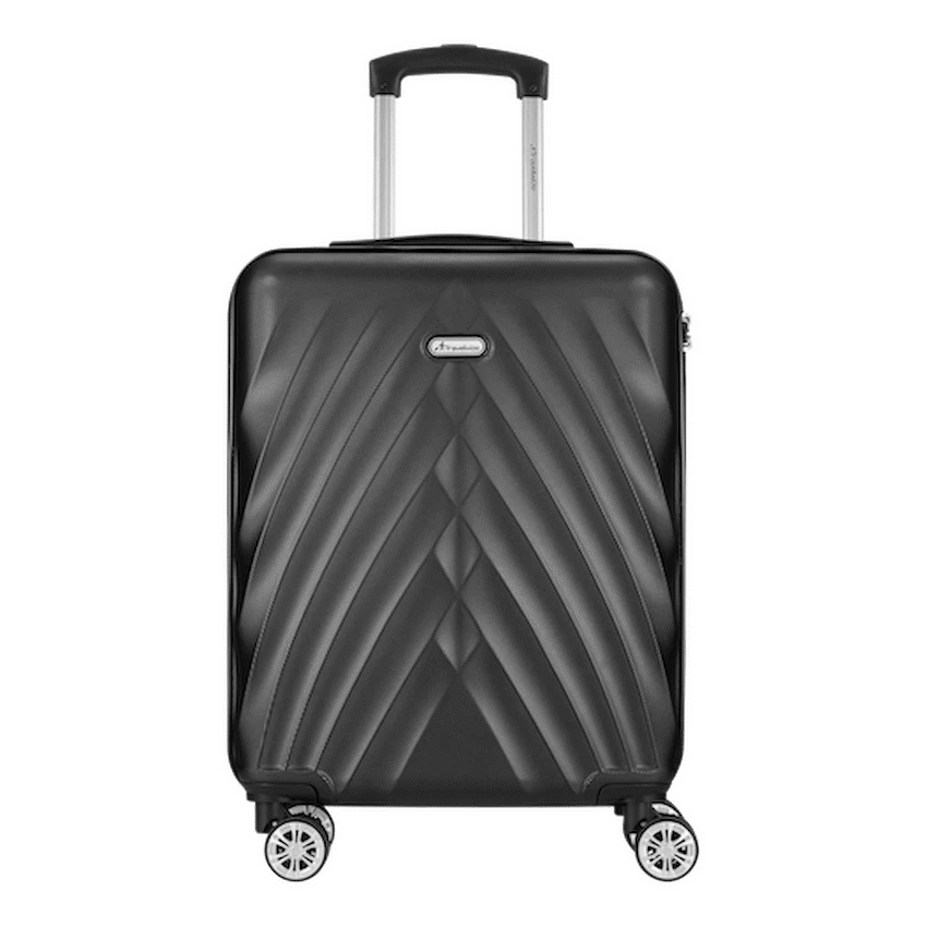 Travelwize Terra ABS 77cm 4-Wheel Spinner Luggage - Black