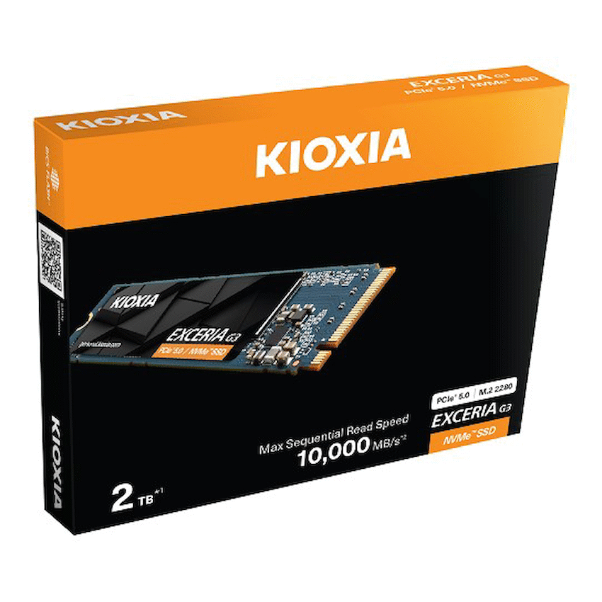 KIOXIA EXCERIA G3 NVMe Series/PCIE 5/M.2 2280 2000GB (10,000/9,600) / 1.6M