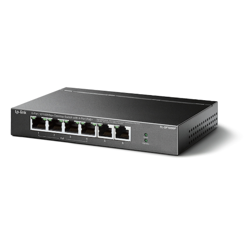 TP-Link 6 Port Unmanaged POE Desktop Switch