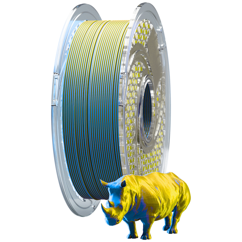SA Filament Dual Silk PLA Filament 750g - Golden Sapphire