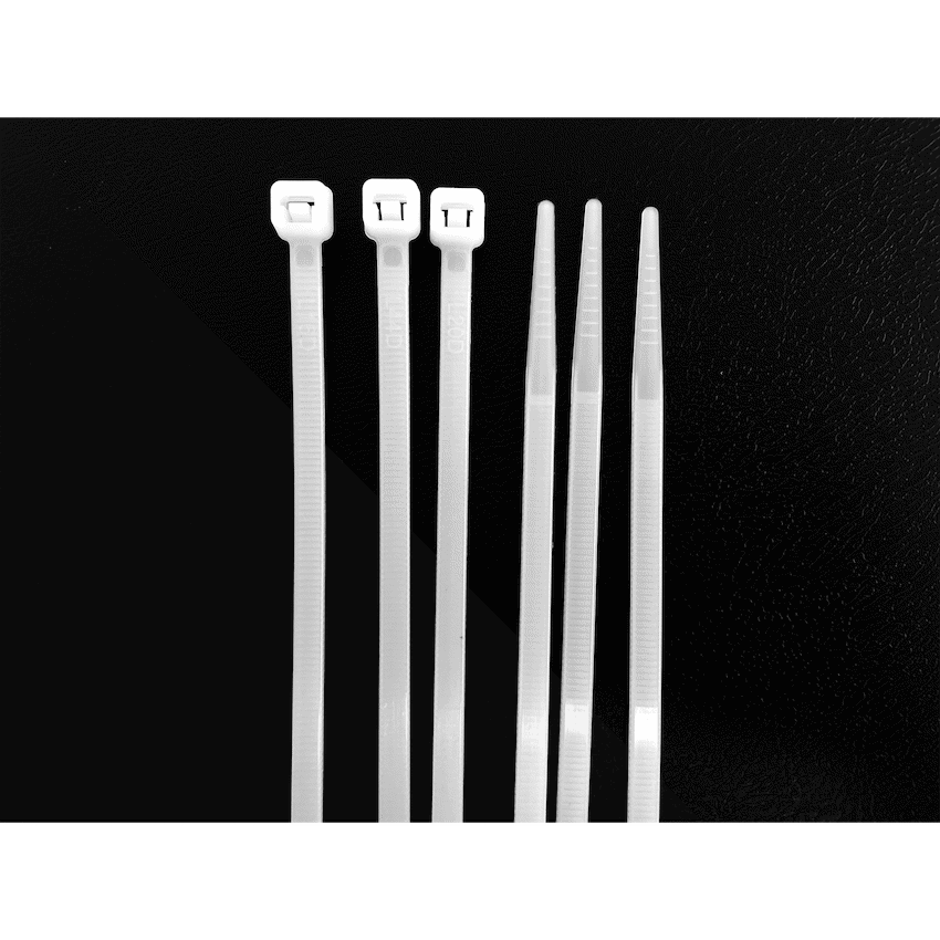 Ellies Cable Tie 4.8mm X 200mm - 50 PACK SIZE - WT