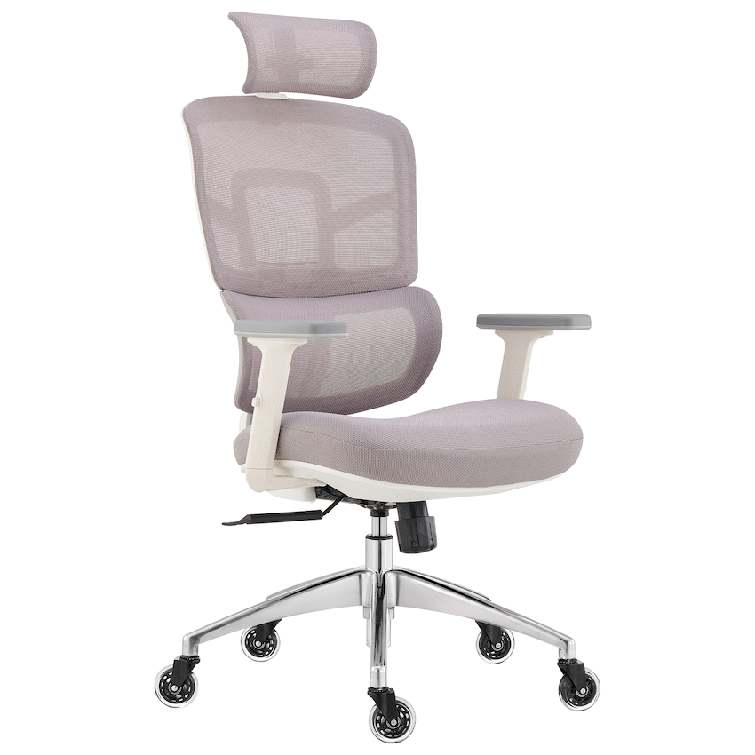 Everfurn Premium Graphite Ergo High Back Chair - Grey