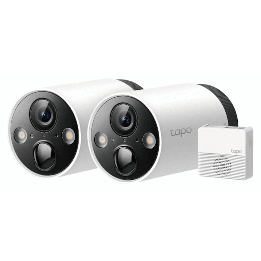 TP-Link Tapo C420S2 2K Smart Wire-Free Security Camera, 2 Camera System