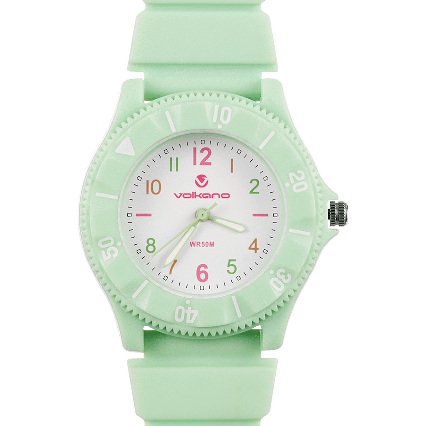 Volkano Mallow Series Kids Analogue Watch - Green