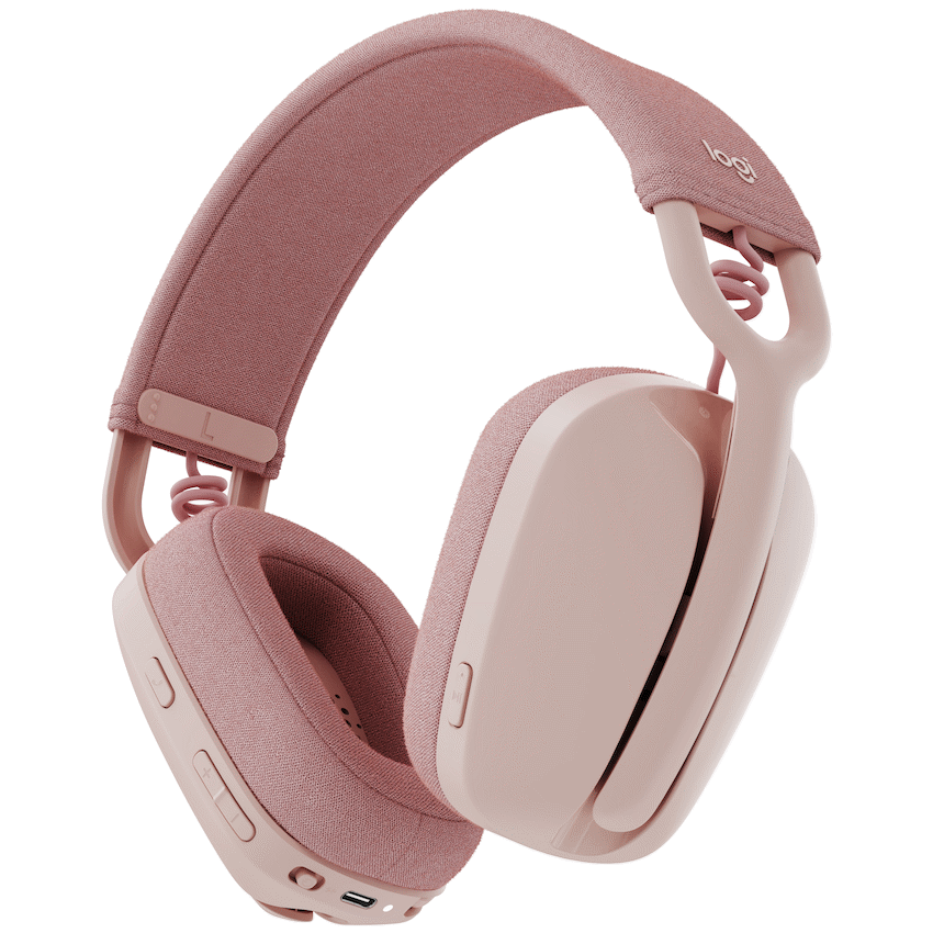 Logitech Zone Vibe 100 Rose Stereo Bluetooth Headset