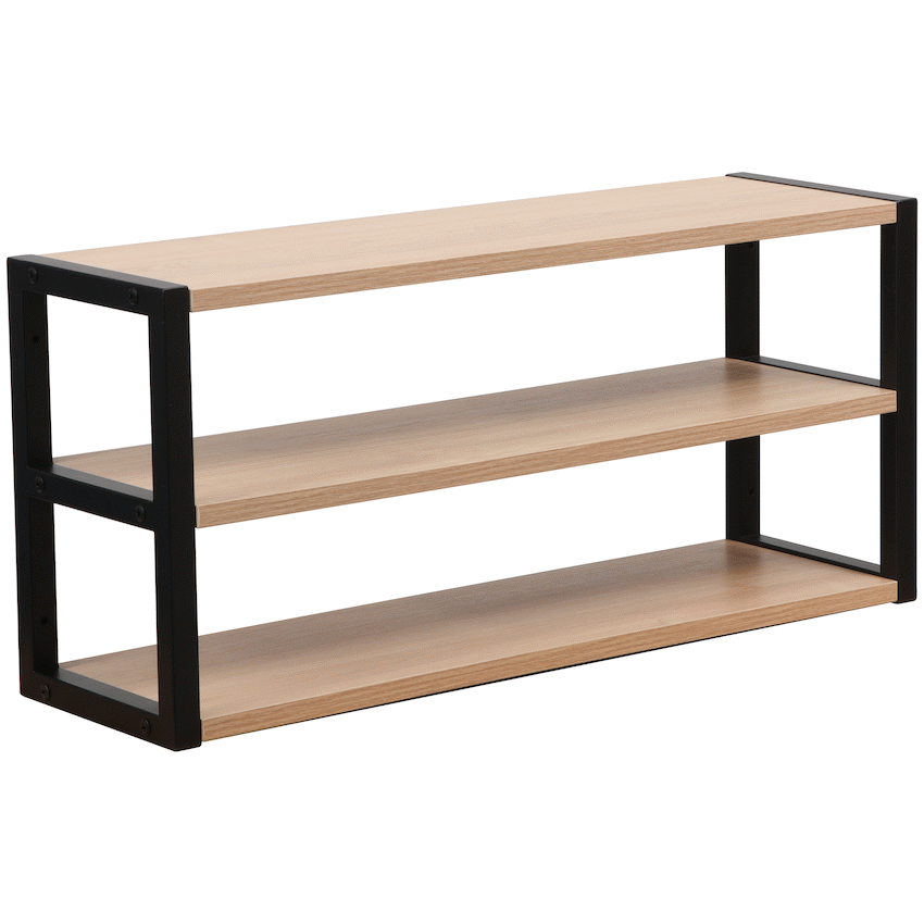 Everfurn Stacked 3-Tier Wall Shelf