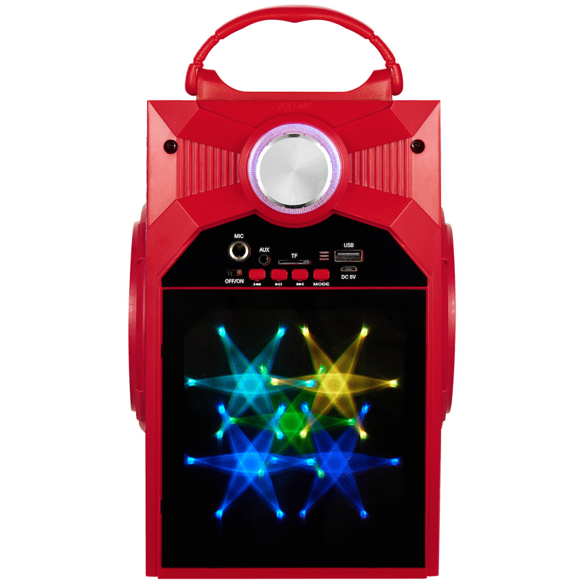 Marvel Avengers Galaxy LED Stars Karaoke Machine with Microphone