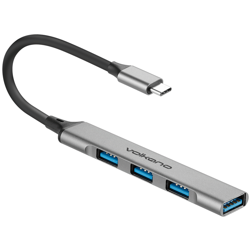 Volkano Expand Series Type-C to 4-Port USB Hub