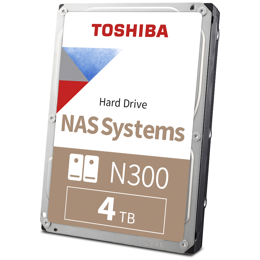 Toshiba N300 NAS Hard Drive 4TB SATA III  (512MB/7200RPM)