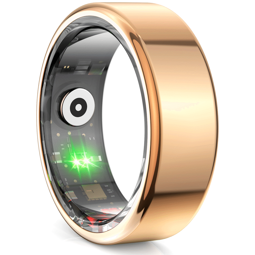 Volkano Ring Series Smart Ring With Charge Case - 18.3mm
