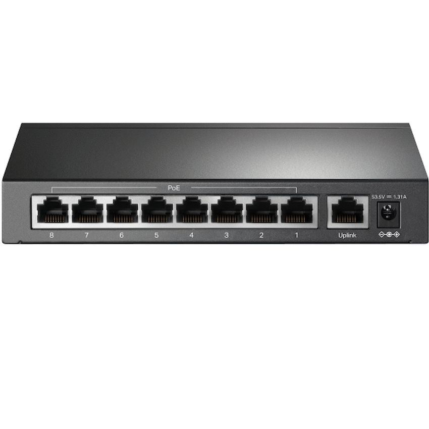 TP-Link TL-SF1009P 9-Port 10/100Mbps Desktop Switch with 8-Port PoE+