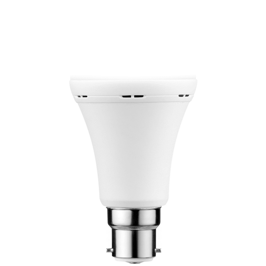 Switched 5w A60 Rechargeable B22 LED Light Bulb - Warm White