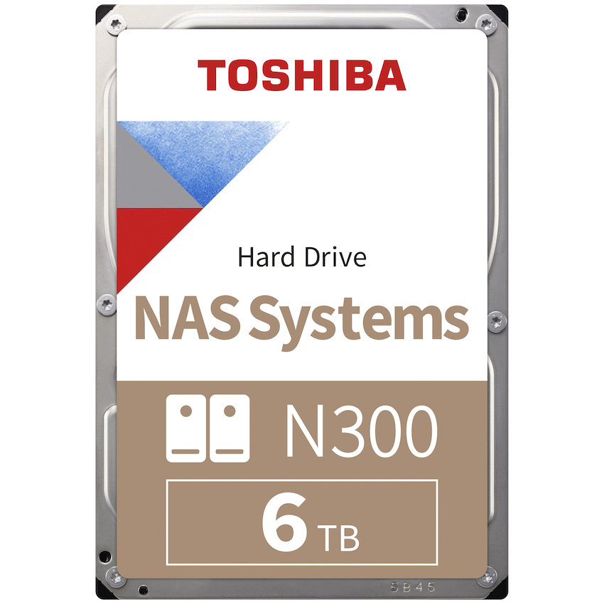 Toshiba N300 NAS Hard Drive 6tb SATA III (512mb/7200rpm)