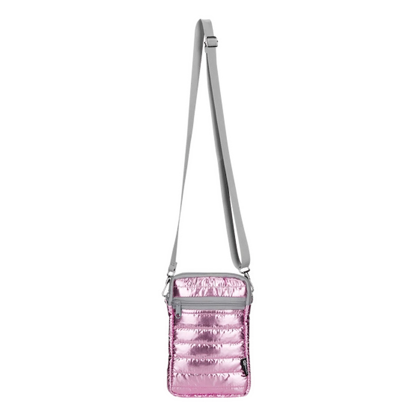 Quest Puffer Cross Body Bag - Pink
