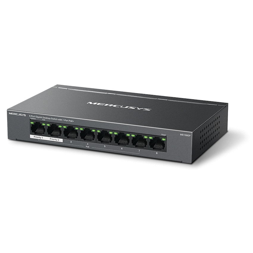 Mercusys 8 Port Gigabit Unmanaged POE Switch